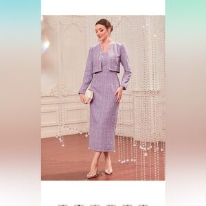 2 Piece Tweed Set